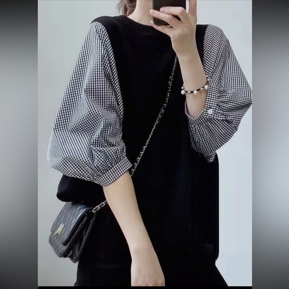 ShopEvelynne Tops - 30 Chic Plaid Sleeves tops